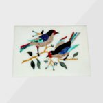 White Marble Inlay Plate